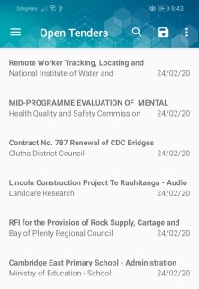 Access tender notices for New Zealand and the Pacific